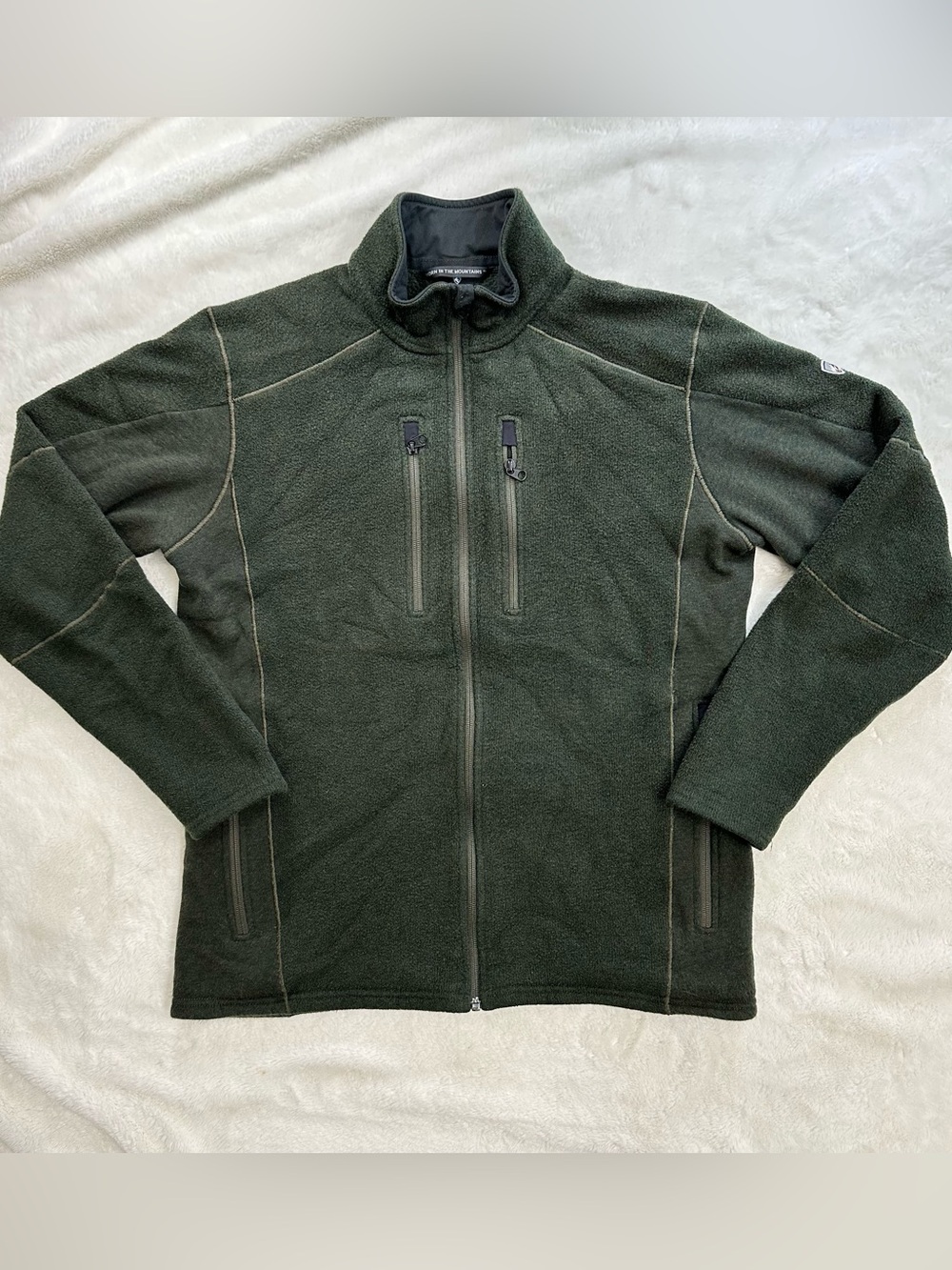 KÜHL Men's Interceptr Full Zip Jacket Size Large Moss Stone